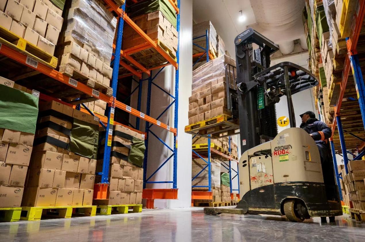 萬(wàn)緯冷鏈南寧園區(qū)。 人民網(wǎng) 嚴(yán)立政攝