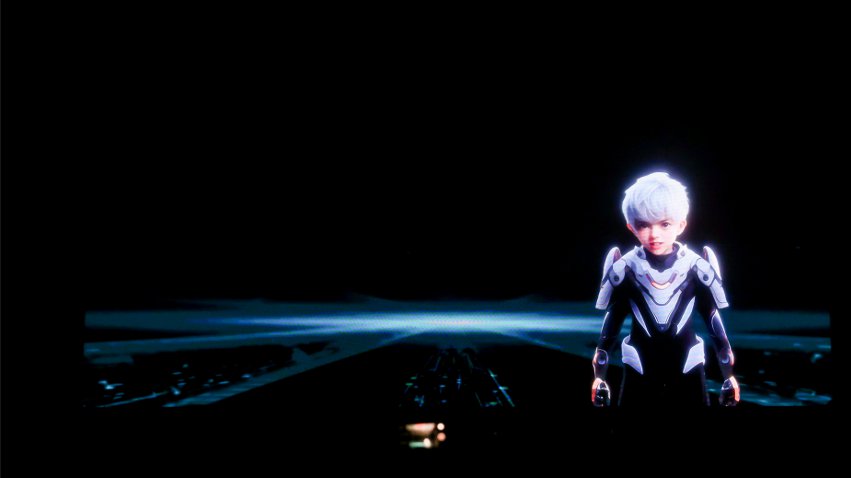 人民網(wǎng)原創(chuàng)虛擬主持人白澤。主辦方供圖