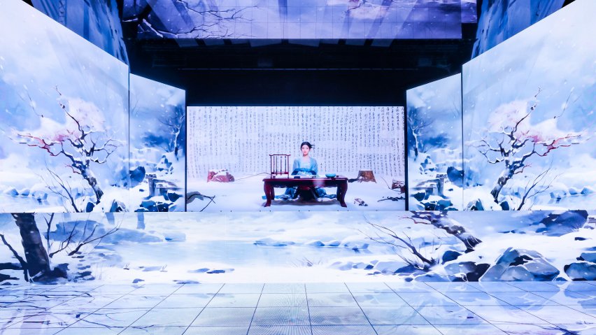 網易云音樂與小冰公司推出虛擬歌手陳水若演唱《風雪千千》。主辦方供圖